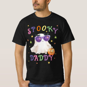 Spooky Daddy Bright Text Black Men's T - Shirt" T-Shirt