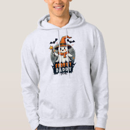 Spooky Daddy Halloween Ghost mit Hexenhut Hoodie