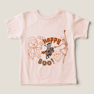 Spooky Dance Party Kinder T - Shirt mit Skeletten,