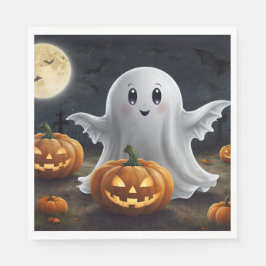 Spooky Delight: Hoher Halloween Spaß Serviette
