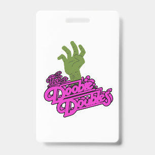 Spooky Doobie Doubles Halloween Namensschild Ausweis