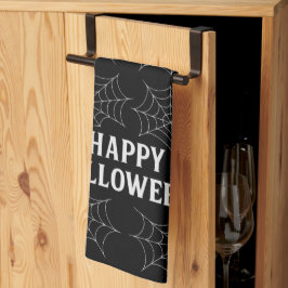 Spooky Drinks glücklich Halloween Spinnennetze Spu Geschirrtuch