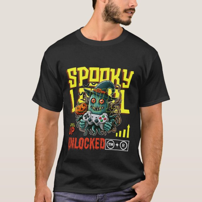 Spooky-Ebene T-Shirt (Vorderseite)