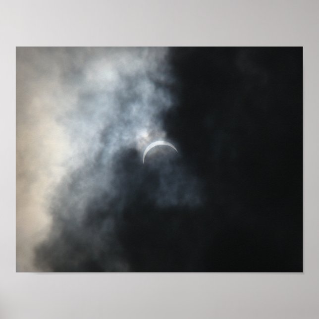Spooky Eclipse Storm Clouds 2017 Poster (Vorne)