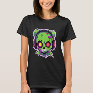 Spooky EDM Bären DJ Summer Psychedelic Festival T-Shirt