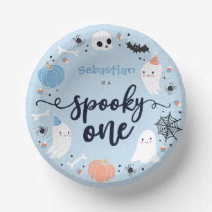Spooky Ein Niedliches Halloween Ghost 1. Geburtsta Pappteller