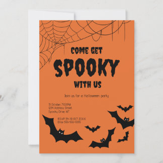 Spooky Erwachsene Halloween-Party Einladung