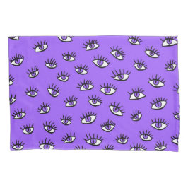Spooky Evil Eyes Lila Halloween Kissenbezug