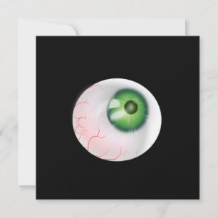 Spooky Eyeball Halloween-Party Einladung