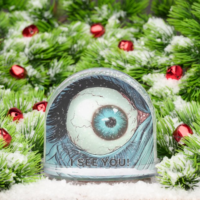 Spooky Eyeball Schneekugeln (Weihnachten)
