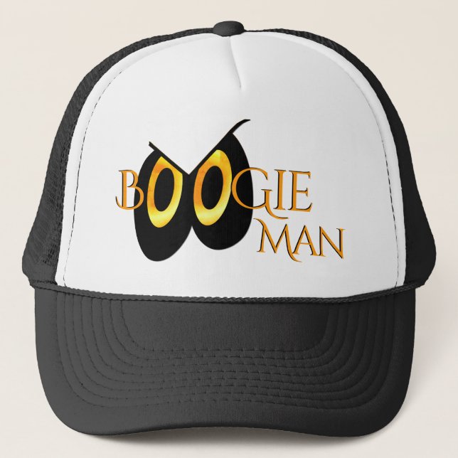 Spooky Eyes Boogieman Truckerkappe (Vorderseite)