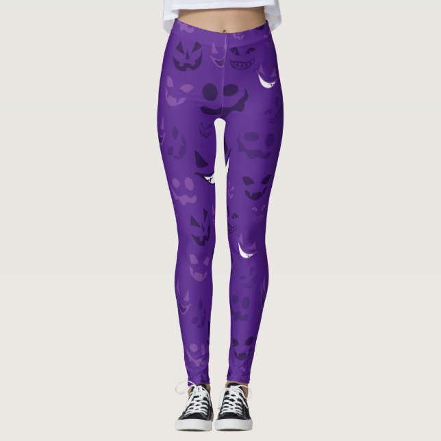 Spooky Faces Leggings (Vorderseite)