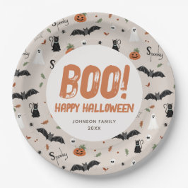 Spooky Family Halloween Fall Boo Pappteller