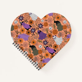 Spooky floral notizbuch