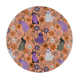 Spooky floral schneidebrett