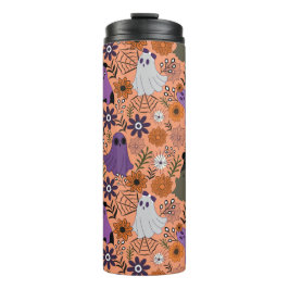 Spooky floral thermosbecher