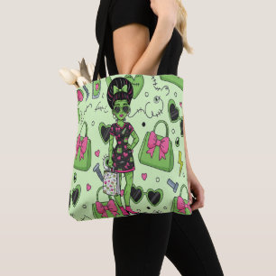 Spooky Frankenstein Creepy Monster zu Halloween Tasche