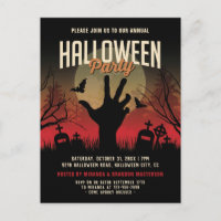 Spooky Friedhof, Vollmond Halloween-Party einladen