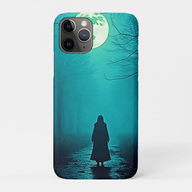 Spooky Full Moon Night Design Case-Mate iPhone Hülle (Rückseite)