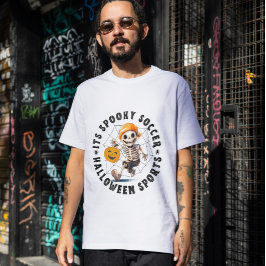 Spooky-Fußball-Fußball T-Shirt