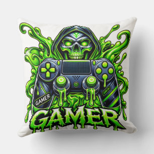 Spooky Gaming – Halloween-Gamer-Geist-Controller Kissen