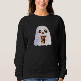 Spooky Geist mit Icchaffee Sweatshirt