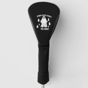 Spooky Geister verfolgen den nächtlichen Halloween Golf Headcover