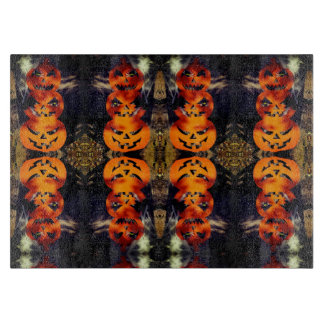 Spooky gestapelte Jack-O-Lanterns Cutting Board Schneidebrett