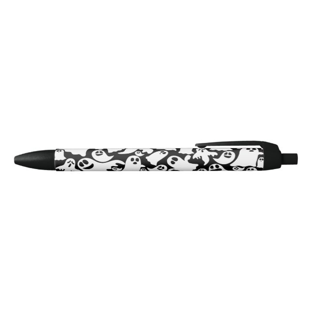 Spooky Ghost Black Ballpoint Pen Kugelschreiber (Oberseite)