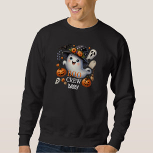 Spooky Ghost Boo Crew Halloween Sweatshirt