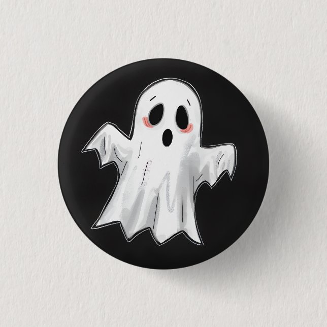 Spooky Ghost Button (Vorderseite)