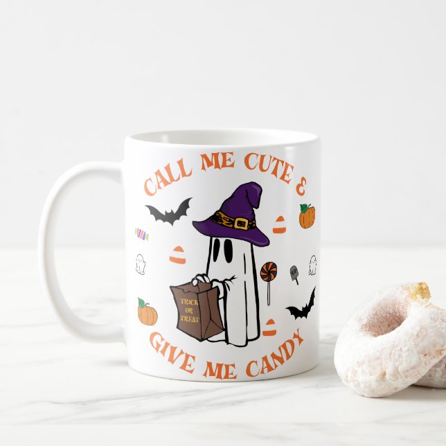 Spooky Ghost Coffee Tasse (Mit Donut)
