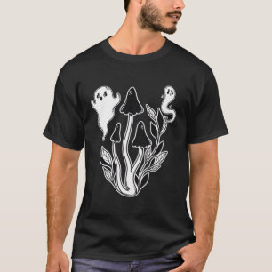 Spooky Ghost Cotattacore Mushroom T-Shirt