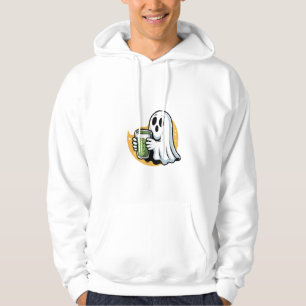 Spooky Ghost Drinks Matcha Halloween Hoodie
