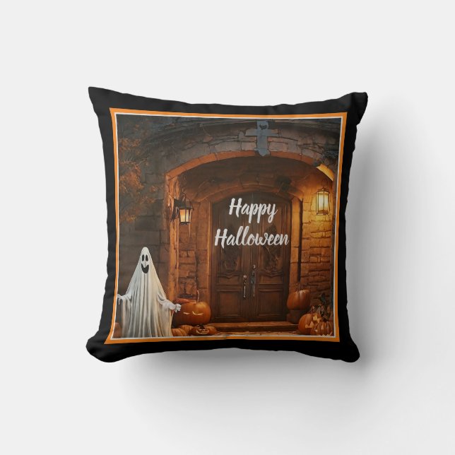 Spooky Ghost Halloween Collection Kissen (Vorderseite)