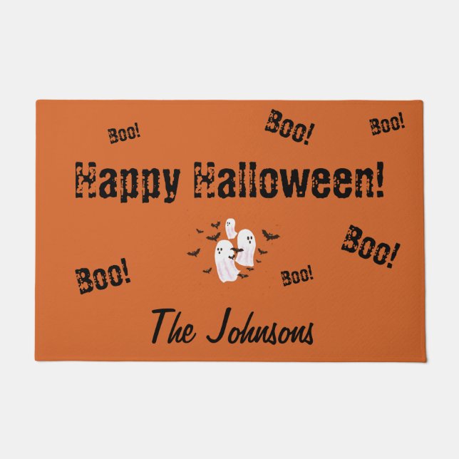 Spooky Ghost Halloween Dekor Doormat Fußmatte (Vorderseite)