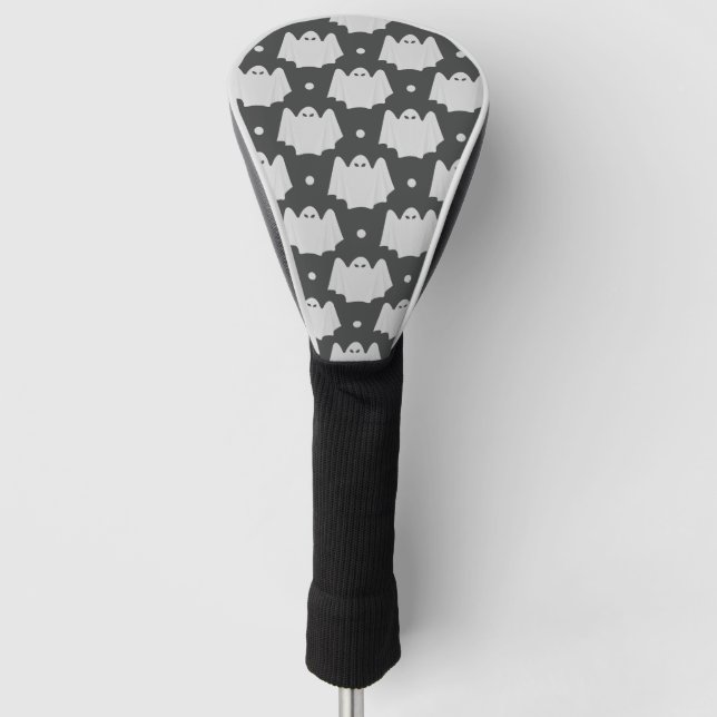 Spooky Ghost Halloween Golf Headcover (Vorderseite)