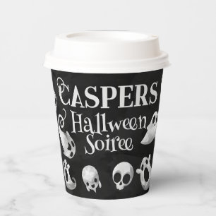 Spooky Ghost Halloween Paper Party Cups Pappbecher