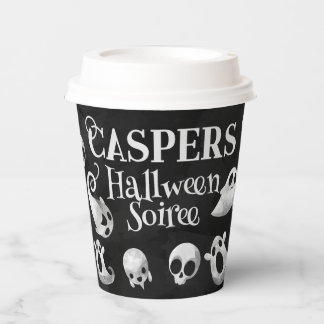Spooky Ghost Halloween Paper Party Cups Pappbecher