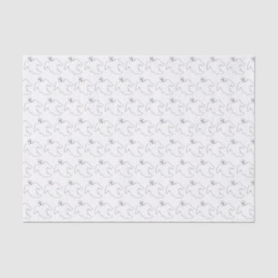 Spooky Ghost Happy Halloween Trick oder Treat Prin Seidenpapier