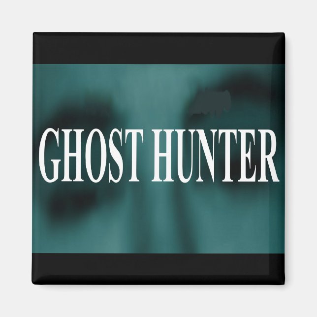 Spooky Ghost Hunter Magnet (Vorne)
