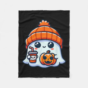 Spooky Ghost Mens Halloween Fleecedecke