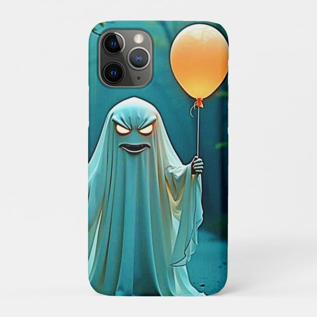 Spooky Ghost mit Eerie Balloon Case-Mate iPhone Hülle (Rückseite)
