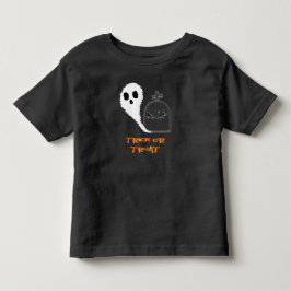 Spooky Ghost mit Grave Halloween Kleinkind T - Shi Kleinkind T-shirt
