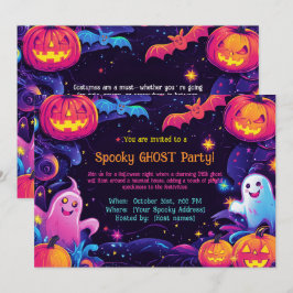 Spooky Ghost-Party Einladung
