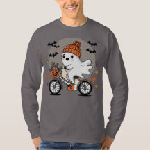 Spooky Ghosted Ride Shirt - Langschläfchen
