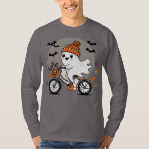 Spooky Ghosted Ride Shirt - Langschläfchen