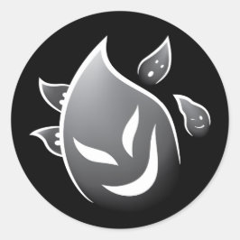 Spooky Ghosts Runder Aufkleber