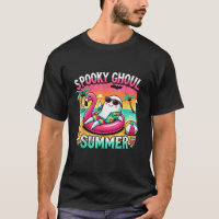Spooky Ghoul Summer Niedlich Ghost Flamingo Summer