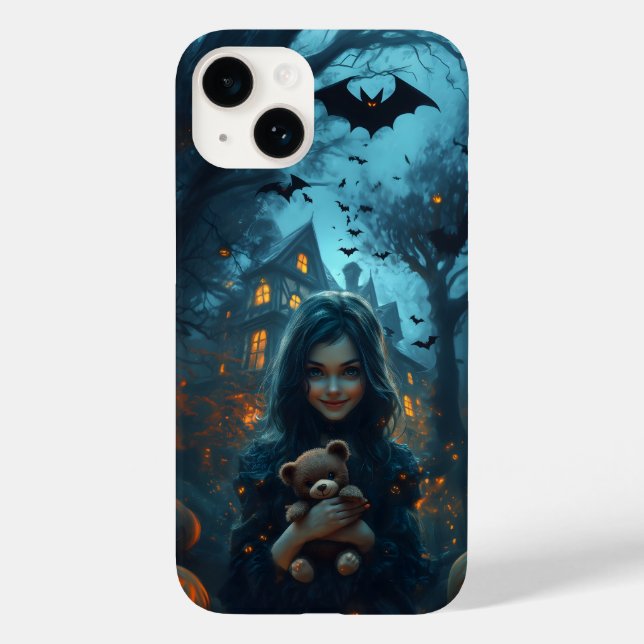 Spooky Girl Ghost iPhone Case (Rückseite)